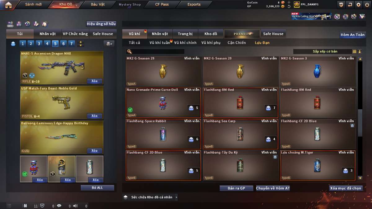 shop acc cf uy tin gia re